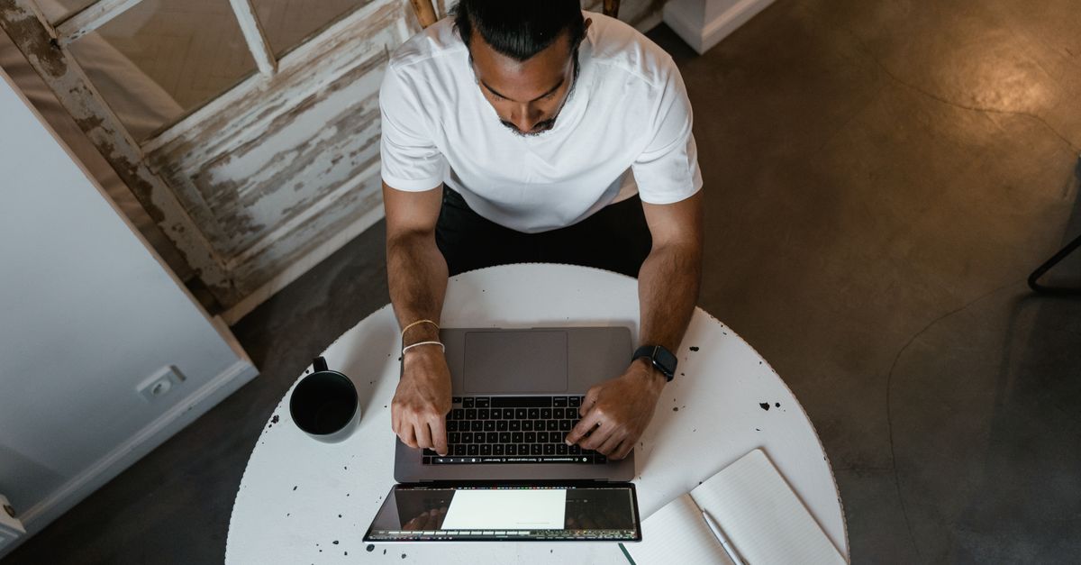 Newsletter basics for a solo site owner: one person writing a simple email to their list.
